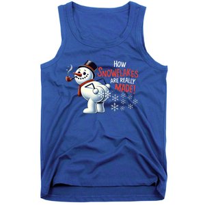 How Snowflakes Are Really Made Christmas Funny Snow Meaningful Gift Tank Top