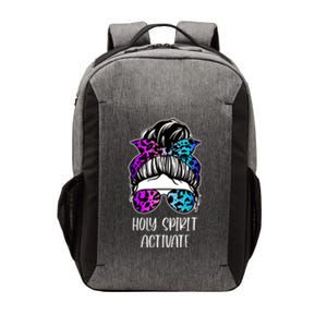 Holy Spirit Activate Funny Female Hair Bun Vector Backpack