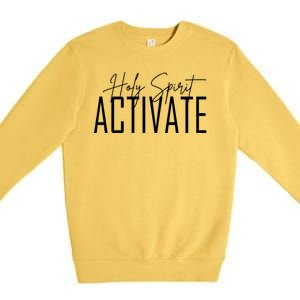 Holy Spirit Activate Premium Crewneck Sweatshirt