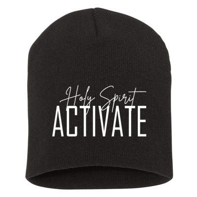 Holy Spirit Activate Short Acrylic Beanie