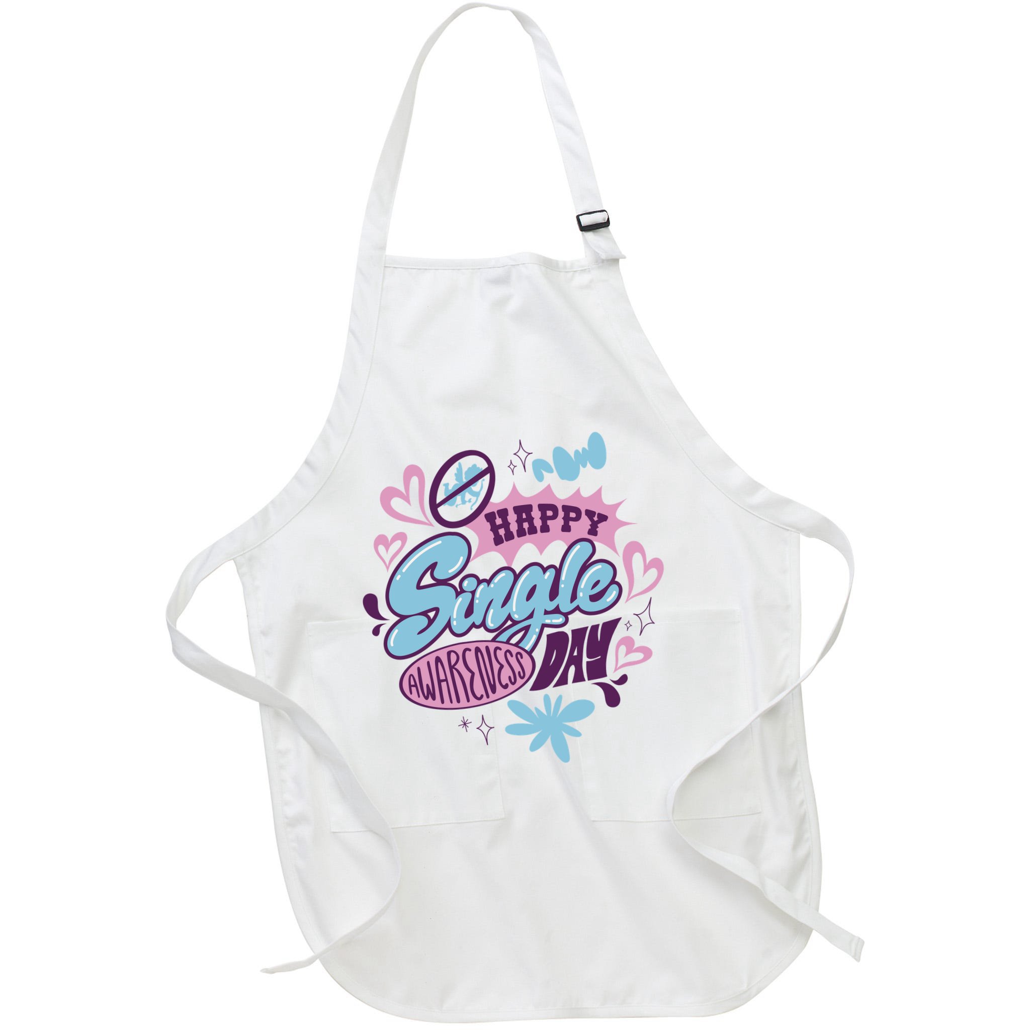 Happy Single Awareness Day Apron