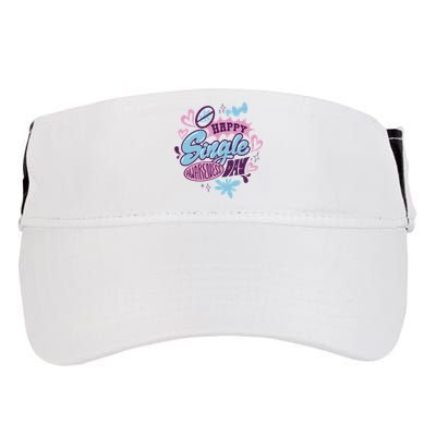 Happy Single Awareness Day Adult Drive Performance Visor