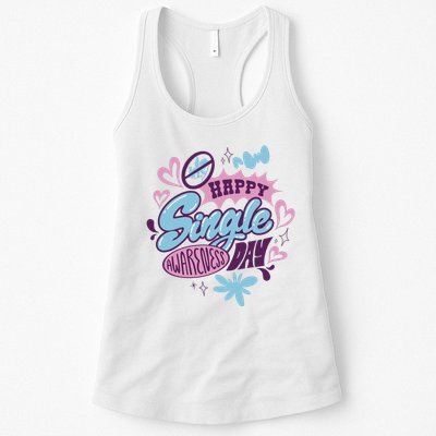 Happy Single Awareness Day Womens Tank Top
