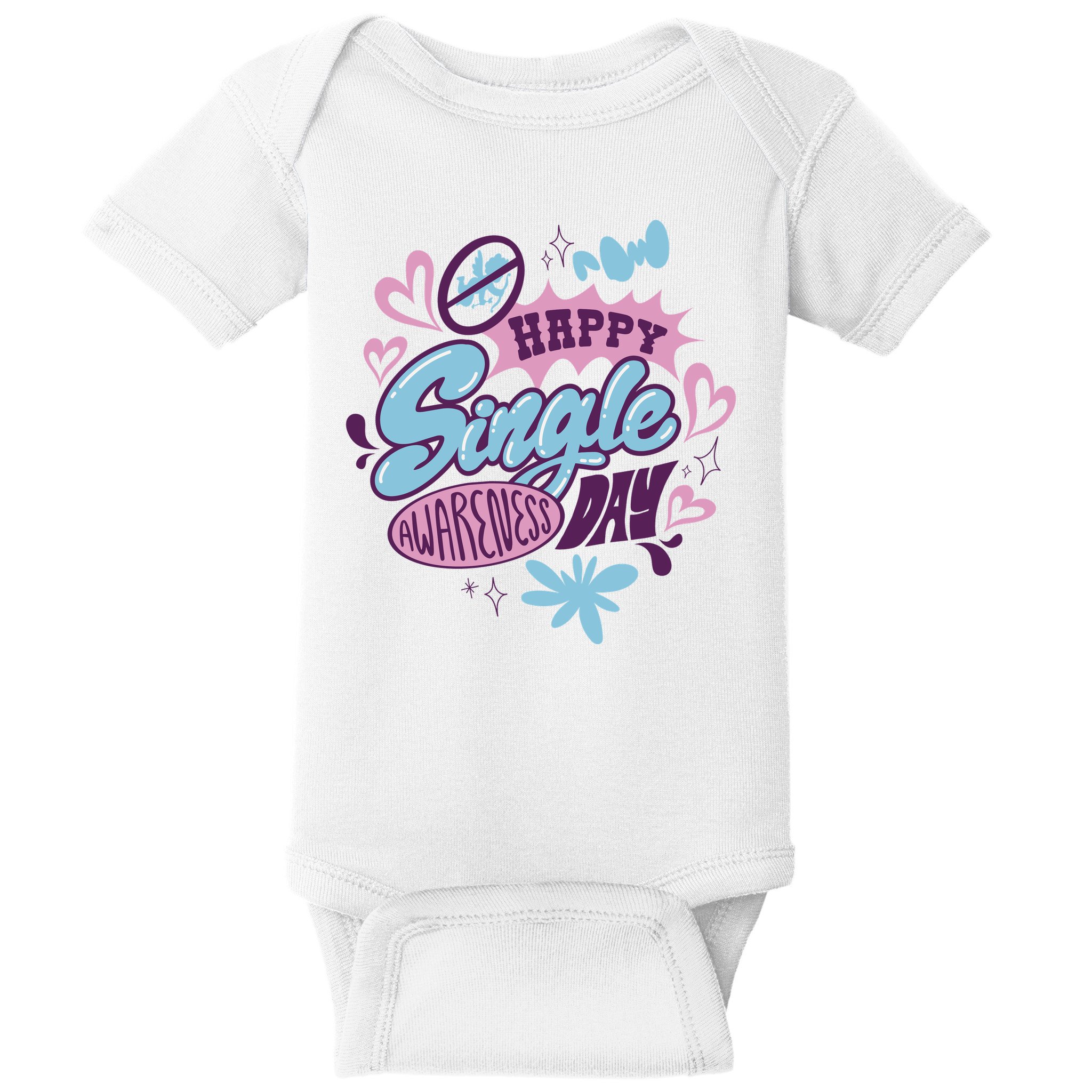 Happy Single Awareness Day Baby Bodysuit