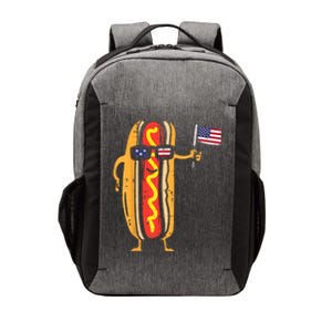 Hotdog Sunglasses American Flag USA Funny 4th Of July Fourth Vector Backpack