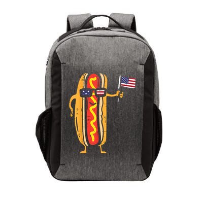 Hotdog Sunglasses American Flag USA Funny 4th Of July Fourth Vector Backpack