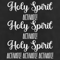 Holy Spirit Activate Shirt Christian Apparel Christian 7 Panel Mesh Trucker Snapback Hat