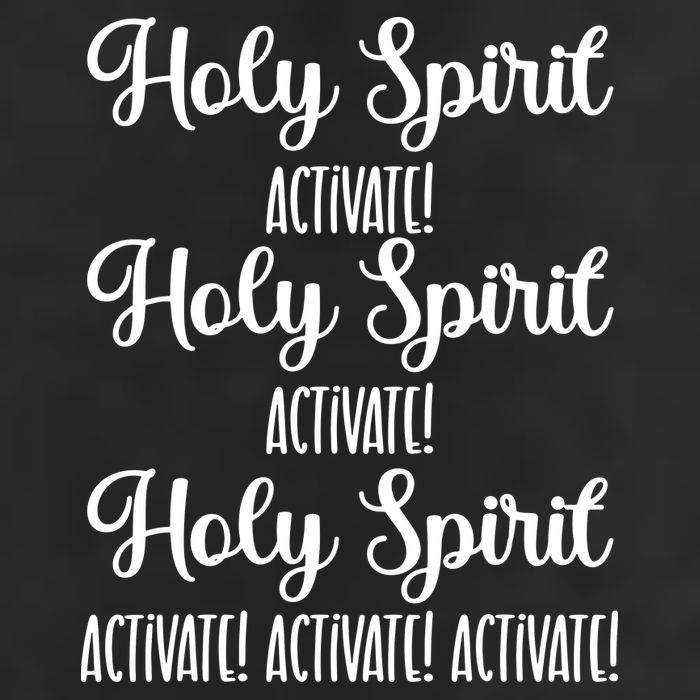 Holy Spirit Activate Shirt Christian Apparel Christian 7 Panel Mesh Trucker Snapback Hat
