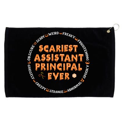 Halloween Scariest Assistant Principal Gift Grommeted Golf Towel