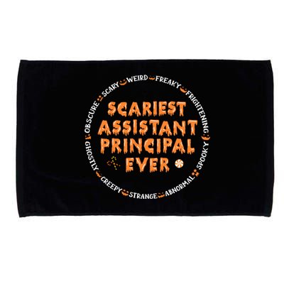 Halloween Scariest Assistant Principal Gift Microfiber Hand Towel