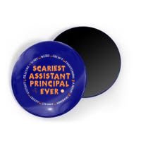 Halloween Scariest Assistant Principal Gift Magnet