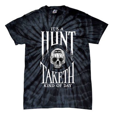 Hunt Showdown Anniversary Three of Skulls Black Tie-Dye T-Shirt