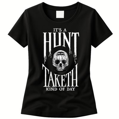 Hunt Showdown Anniversary Three of Skulls Black Womens T-Shirt