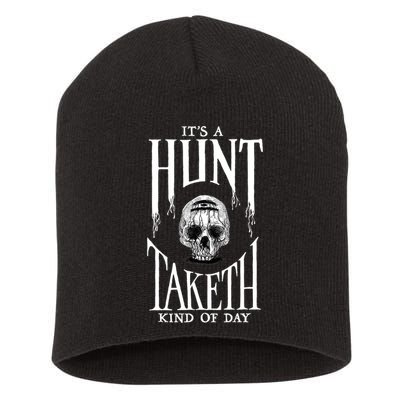 Hunt Showdown Anniversary Three of Skulls Black Short Acrylic Beanie