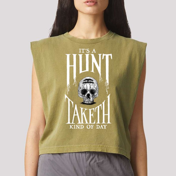 Hunt Showdown Anniversary Three of Skulls Black Garment-Dyed Women's Muscle Tee