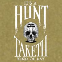 Hunt Showdown Anniversary Three of Skulls Black Garment-Dyed Women's Muscle Tee