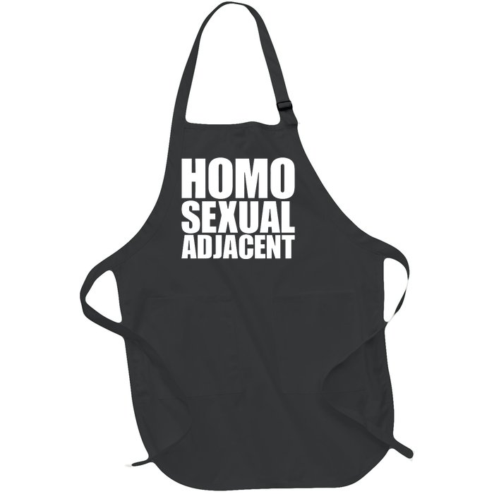 Homo Sexual Adjacent Full-Length Apron With Pockets