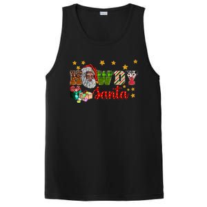 Howdy Santa African Afro Santa Black Western Cow Xmas Gift PosiCharge Competitor Tank