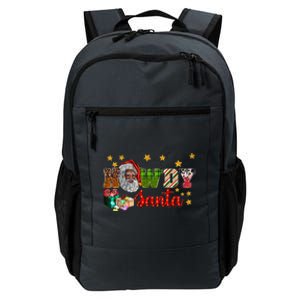 Howdy Santa African Afro Santa Black Western Cow Xmas Gift Daily Commute Backpack