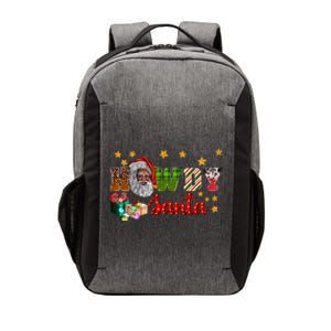 Howdy Santa African Afro Santa Black Western Cow Xmas Gift Vector Backpack