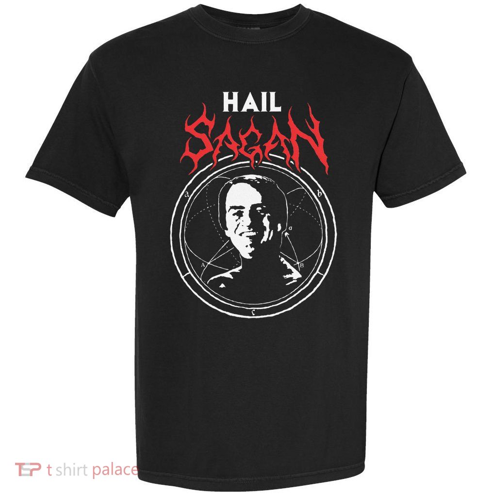 Hail Sagans Band Logo Garment-Dyed Heavyweight T-Shirt