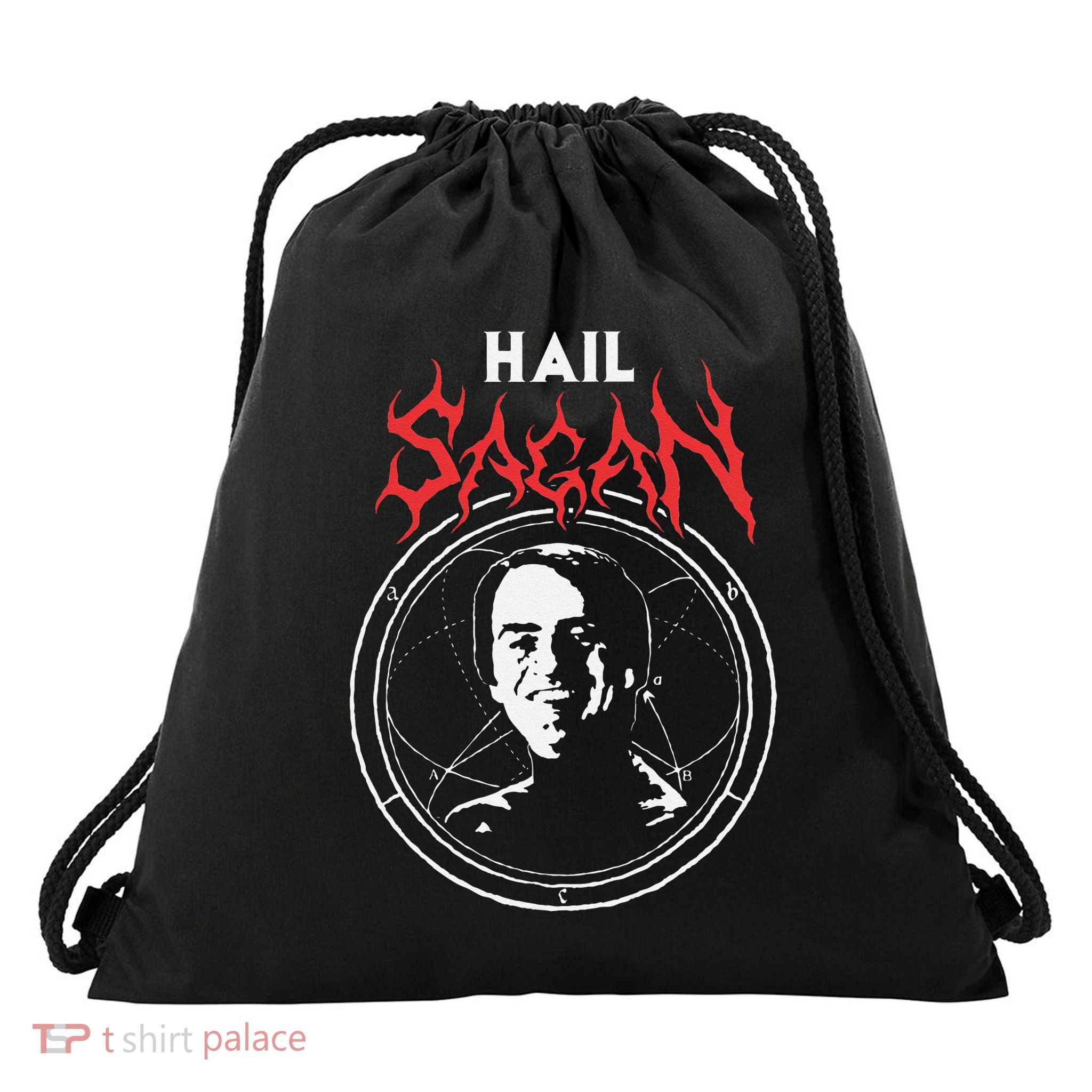 Hail Sagans Band Logo Drawstring Bag