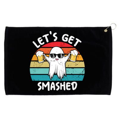 Halloween Squad Beer Lovers LetS Get Smashed Vintage Gift Grommeted Golf Towel