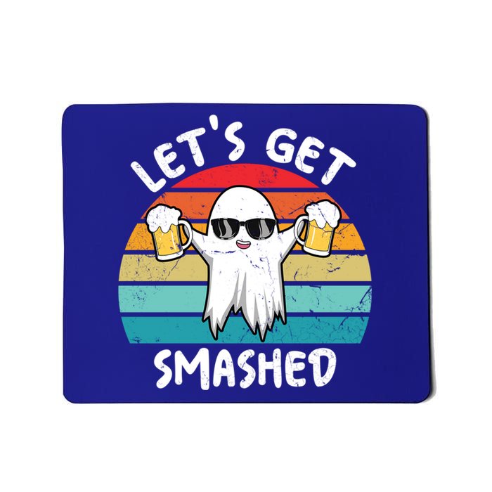 Halloween Squad Beer Lovers LetS Get Smashed Vintage Gift Mousepad