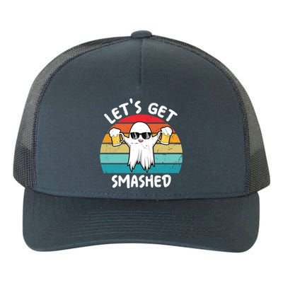 Halloween Squad Beer Lovers LetS Get Smashed Vintage Gift Yupoong Adult 5-Panel Trucker Hat