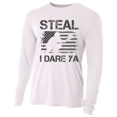 High School Baseball Catcher Gear American Flag Sports Cooling Performance Long Sleeve Crew