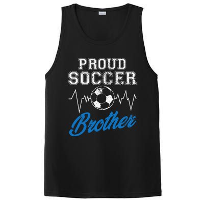 Heartbeat Soccer ball Proud Soccer Brother Soccer lovers PosiCharge Competitor Tank