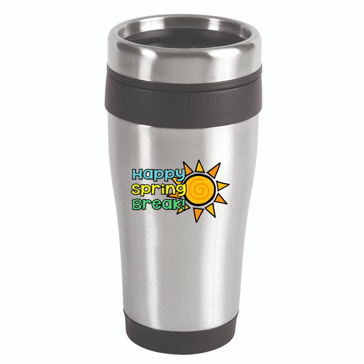 Happy Spring Break Sun 16oz Travel Tumbler