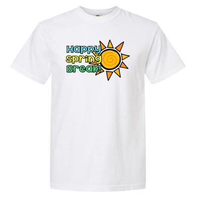 Happy Spring Break Sun Garment-Dyed Heavyweight T-Shirt