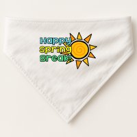 Happy Spring Break Sun USA-Made Doggie Bandana