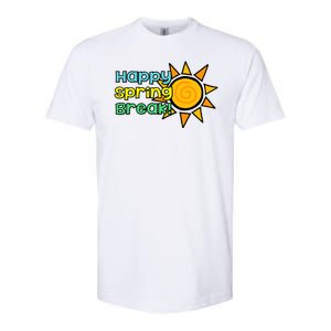 Happy Spring Break Sun Softstyle CVC T-Shirt