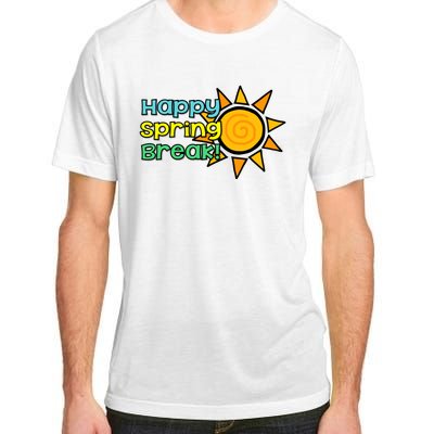 Happy Spring Break Sun Adult ChromaSoft Performance T-Shirt