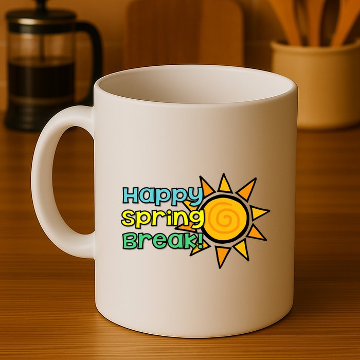 Happy Spring Break Sun Mug