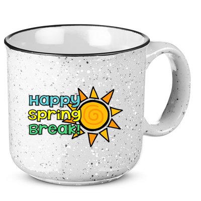Happy Spring Break Sun 15oz Campfire Ceramic Mug