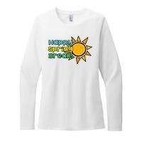 Happy Spring Break Sun Womens CVC Long Sleeve Shirt