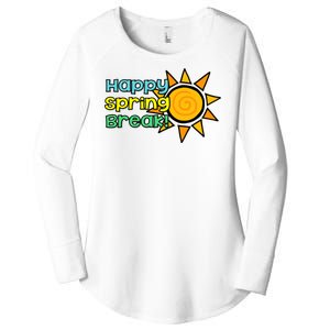 Happy Spring Break Sun Women's Perfect Tri Tunic Long Sleeve Shirt