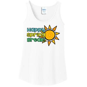 Happy Spring Break Sun Ladies Essential Tank