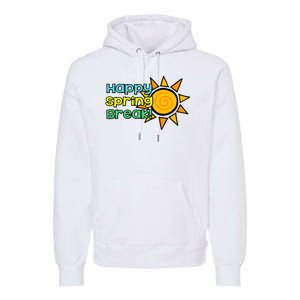 Happy Spring Break Sun Premium Hoodie