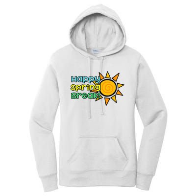 Happy Spring Break Sun Women's Pullover Hoodie