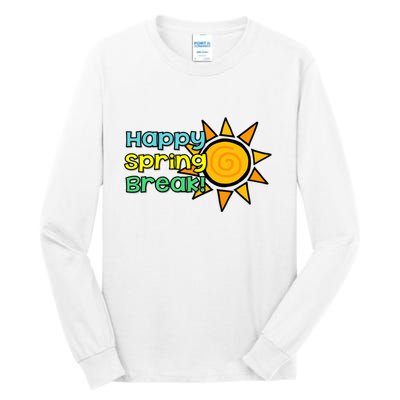Happy Spring Break Sun Tall Long Sleeve T-Shirt