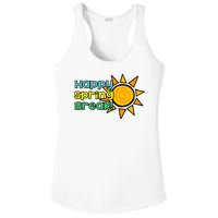 Happy Spring Break Sun Ladies PosiCharge Competitor Racerback Tank