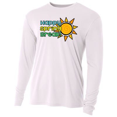 Happy Spring Break Sun Cooling Performance Long Sleeve Crew