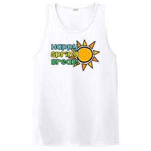 Happy Spring Break Sun PosiCharge Competitor Tank