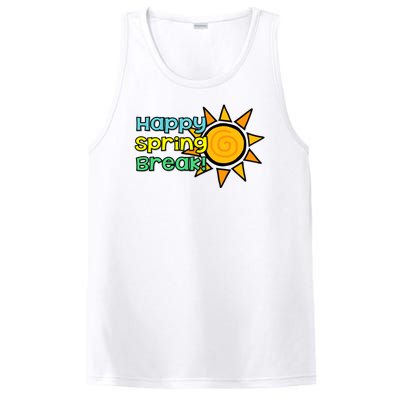 Happy Spring Break Sun PosiCharge Competitor Tank