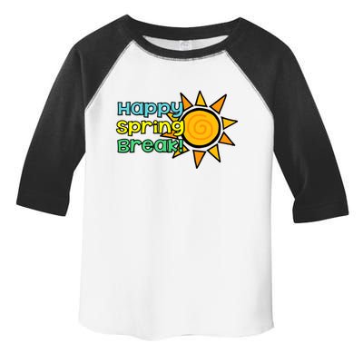 Happy Spring Break Sun Toddler Fine Jersey T-Shirt