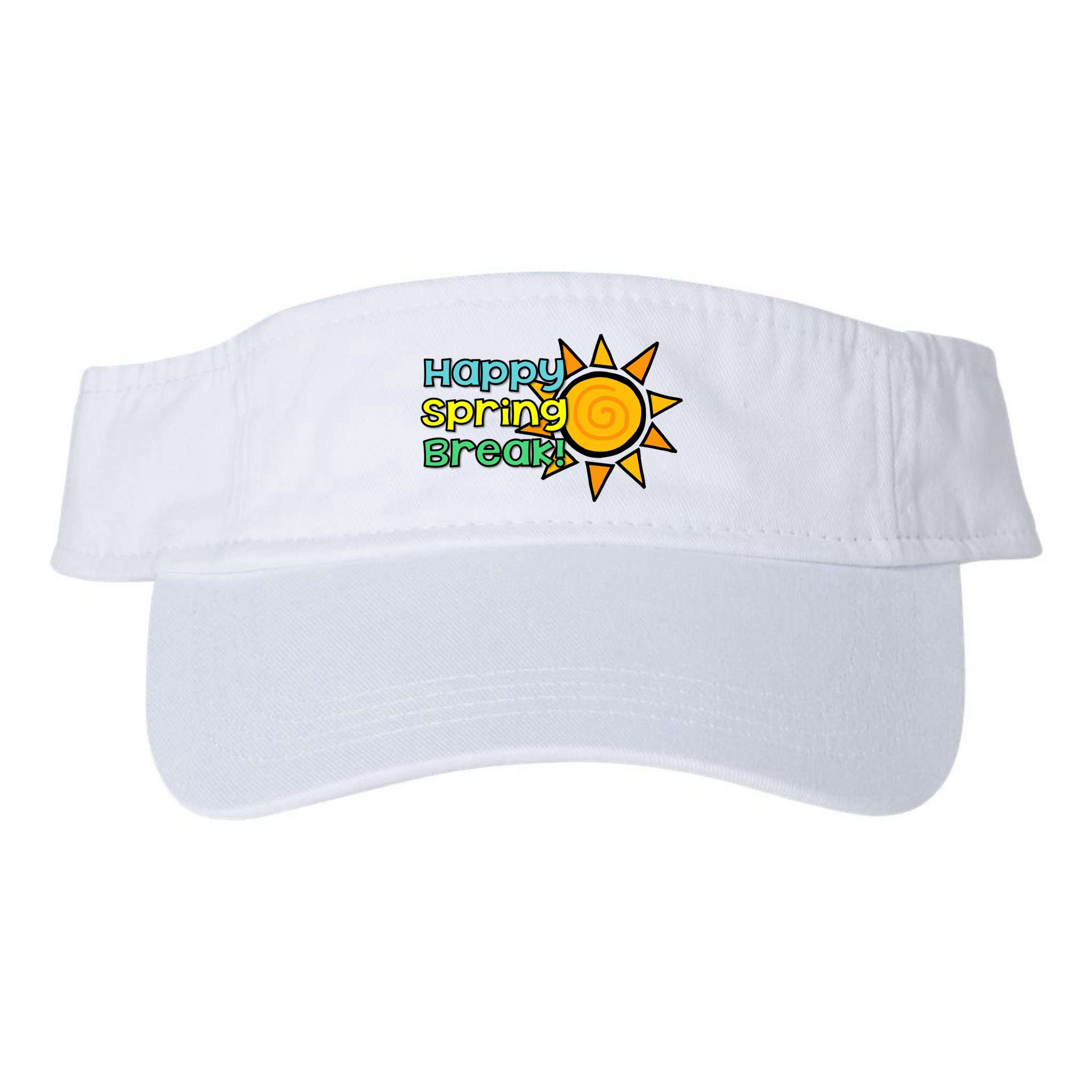 Happy Spring Break Sun Visor